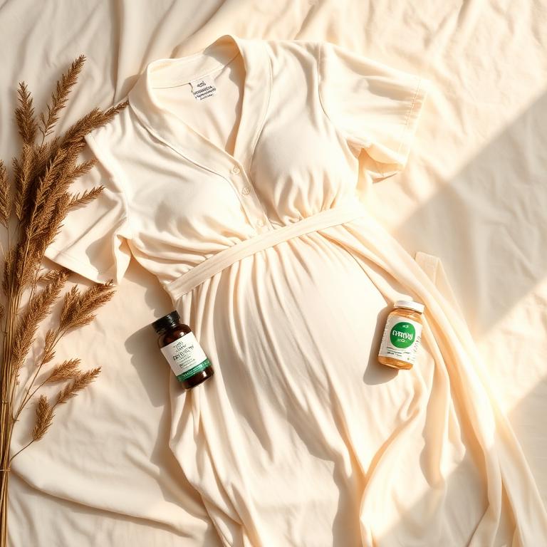 BIRF Bamboo Outfit for L&D w/ 3 Postnatal Yoga Sessions, 2 Face Masks, & Postnatal Multi-Vitamins